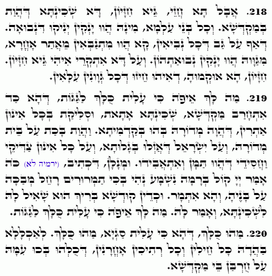 Holy Zohar text. Daily Zohar -5029