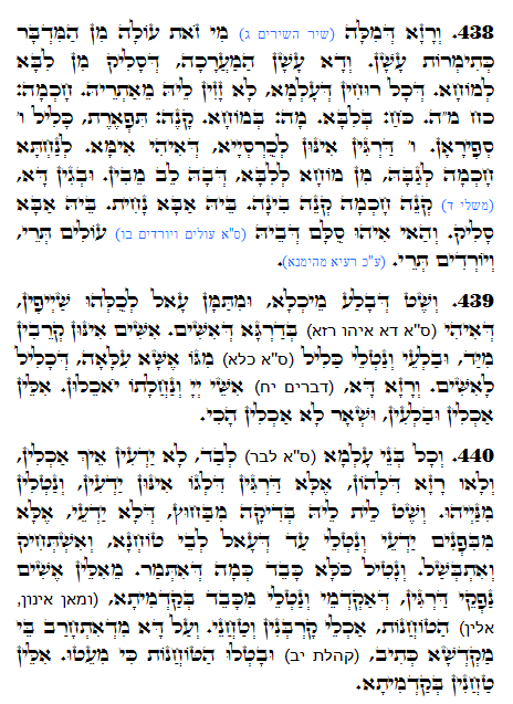 Holy Zohar text. Daily Zohar -1226