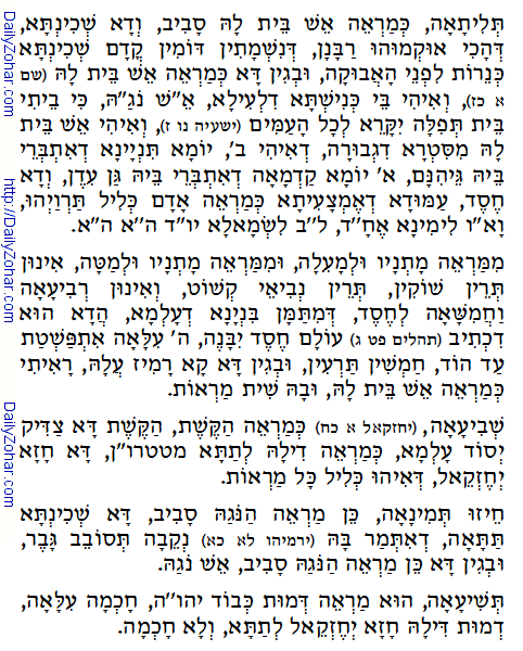 Holy Zohar text. Daily Zohar -30.