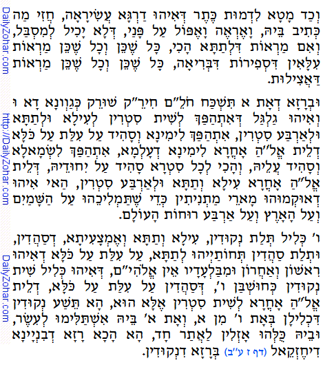Holy Zohar text. Daily Zohar -31.