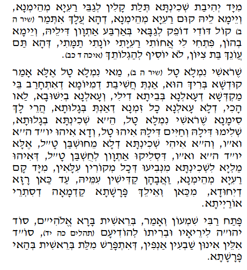 Holy Zohar text. Daily Zohar -80.