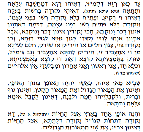 Holy Zohar text. Daily Zohar -99.