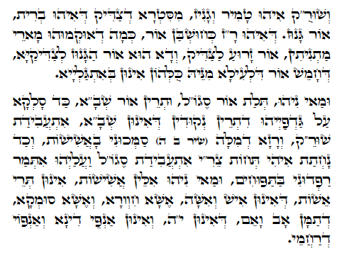 Holy Zohar text. Daily Zohar -234.