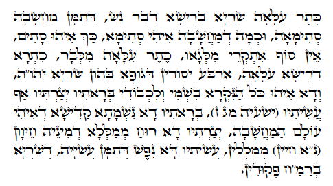 Holy Zohar text. Daily Zohar -520.
