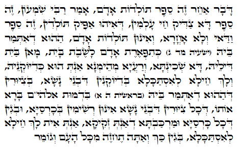 Holy Zohar text. Daily Zohar -1010