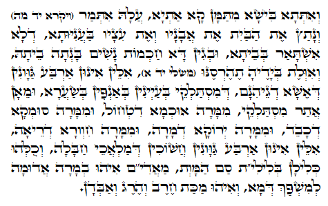 Saint Zohar texte. Zohar Quotidien -931