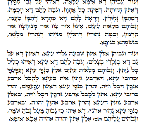 Holy Zohar text. Daily Zohar -952
