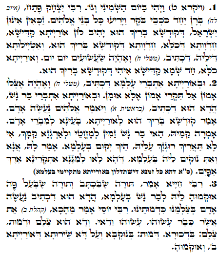 Holy Zohar text. Daily Zohar -1462