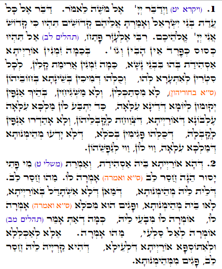 Holy Zohar text. Daily Zohar -1486