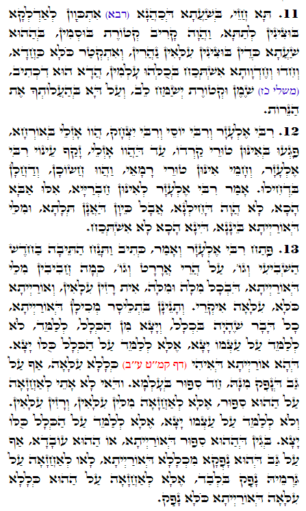 Holy Zohar text. Daily Zohar -1531