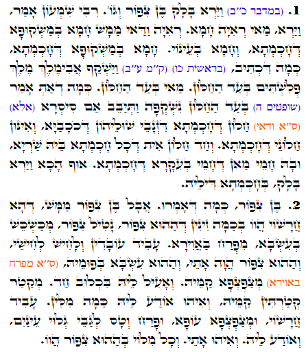 Holy Zohar text. Daily Zohar -1551