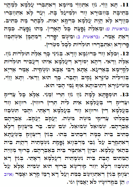 Holy Zohar text. Daily Zohar -1647