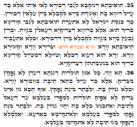 Holy Zohar text. Daily Zohar -1944