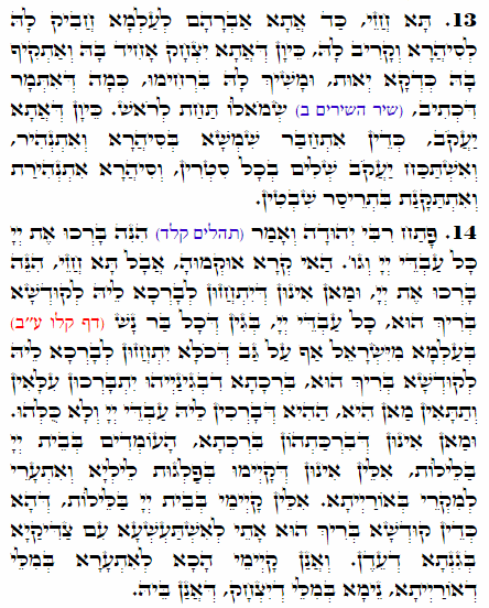 Holy Zohar text. Daily Zohar -1966