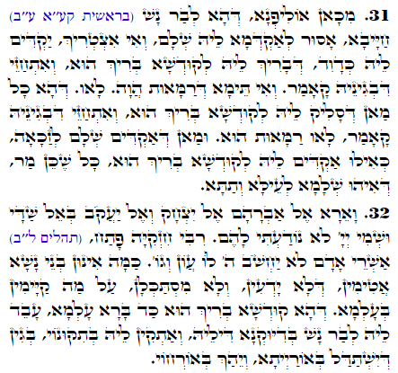 Holy Zohar text. Daily Zohar -2019