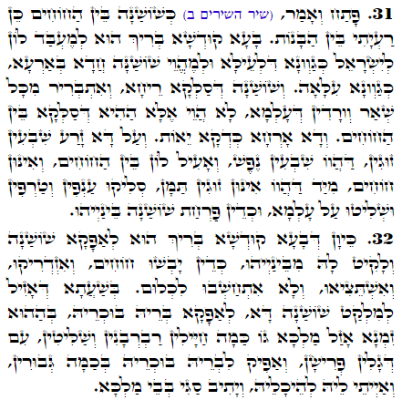 Holy Zohar text. Daily Zohar -2056