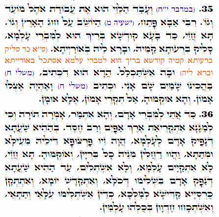 Holy Zohar text. Daily Zohar -2166
