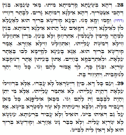 Holy Zohar text. Daily Zohar -2205