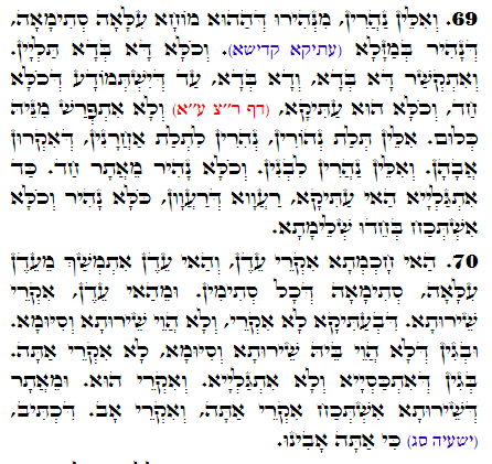 Holy Zohar text. Daily Zohar -2845