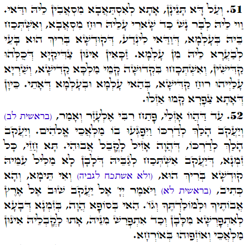 Holy Zohar text. Daily Zohar -3020