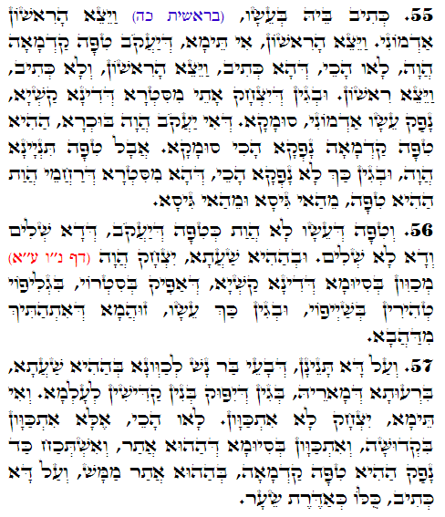 Holy Zohar text. Daily Zohar -3022