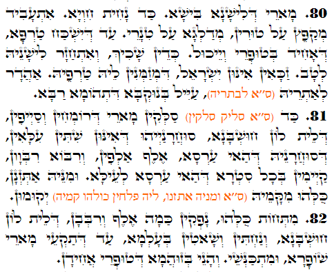 Holy Zohar text. Daily Zohar -3033