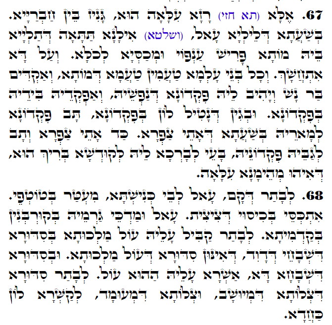 Holy Zohar text. Daily Zohar -3051