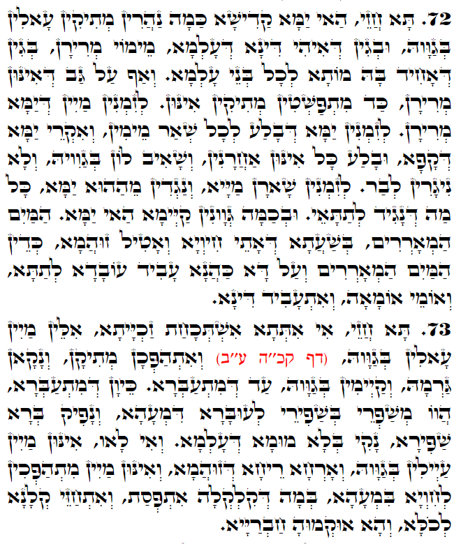 Holy Zohar text. Daily Zohar -3057