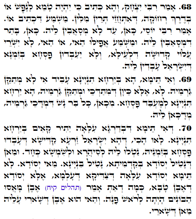 Holy Zohar text. Daily Zohar -3064