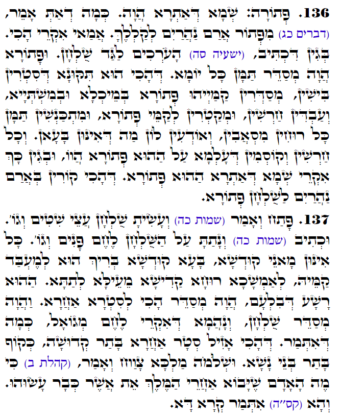Holy Zohar text. Daily Zohar -3087