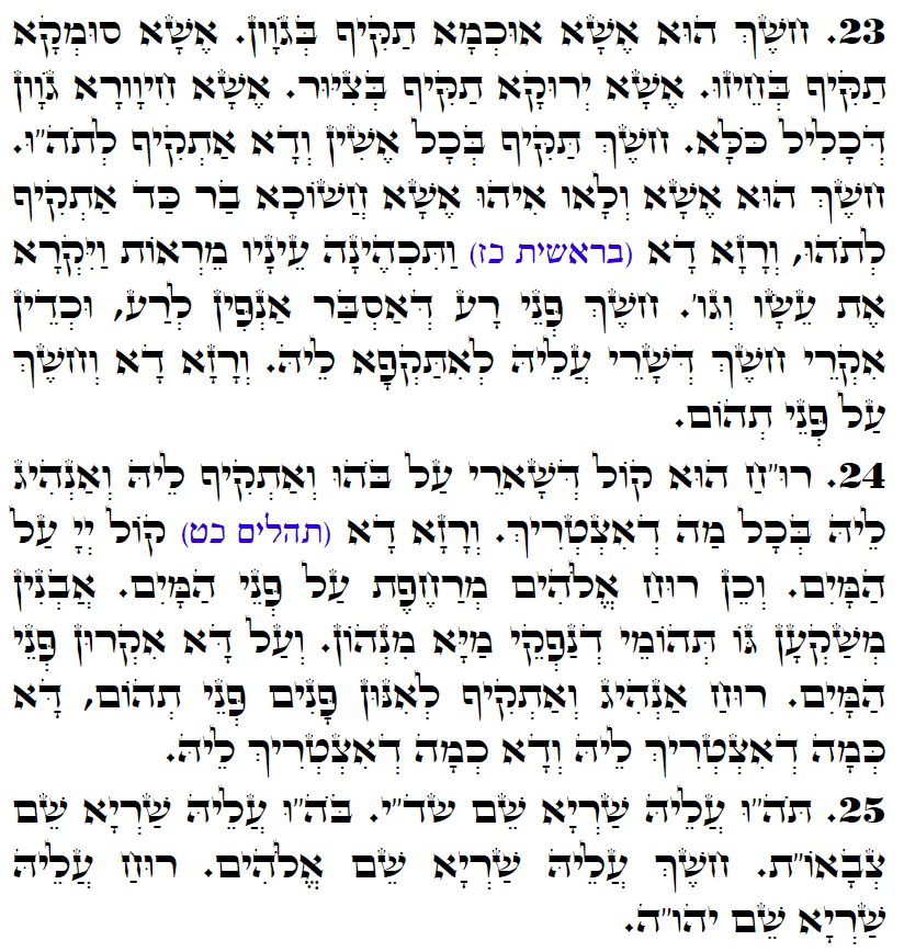 Holy Zohar text. Daily Zohar -3168