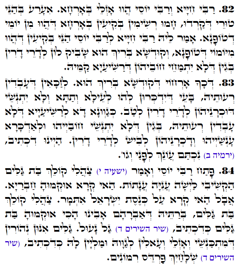 Holy Zohar text. Daily Zohar -3178
