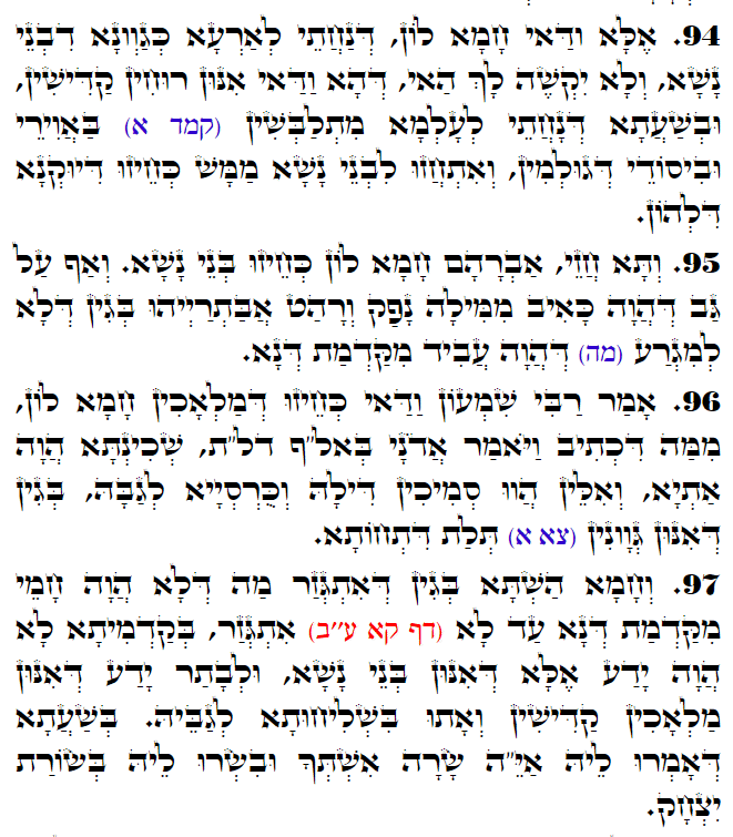 Holy Zohar text. Daily Zohar -3188