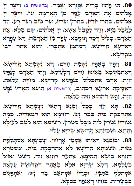 Holy Zohar text. Daily Zohar -3322