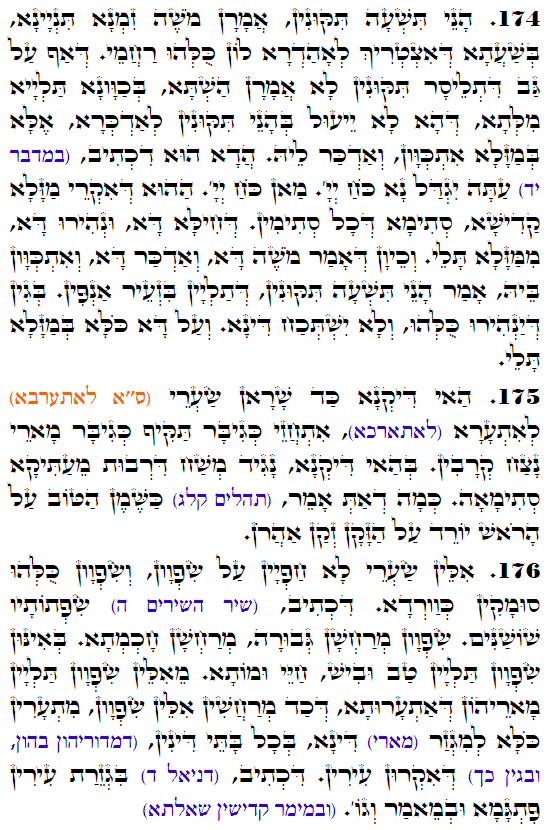 Holy Zohar text. Daily Zohar -3440