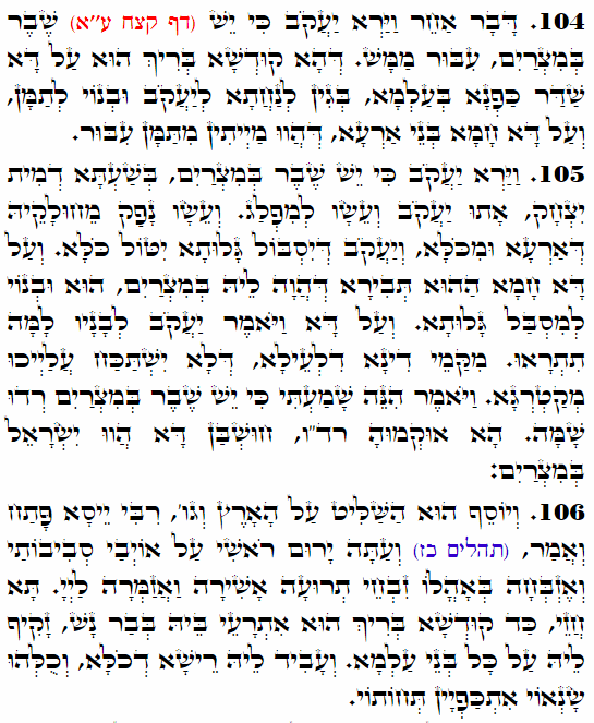 Holy Zohar text. Daily Zohar -3520