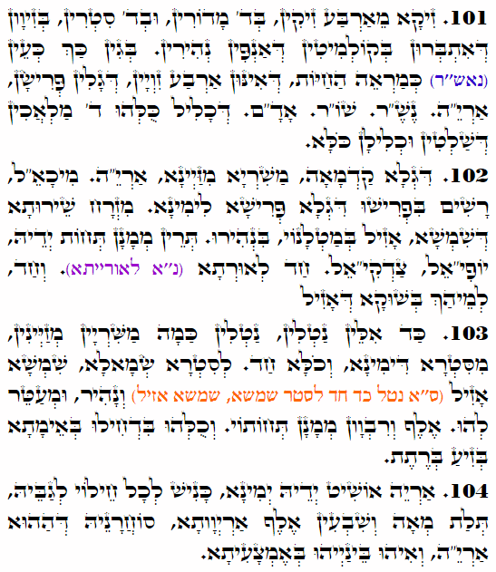Holy Zohar text. Daily Zohar -3654