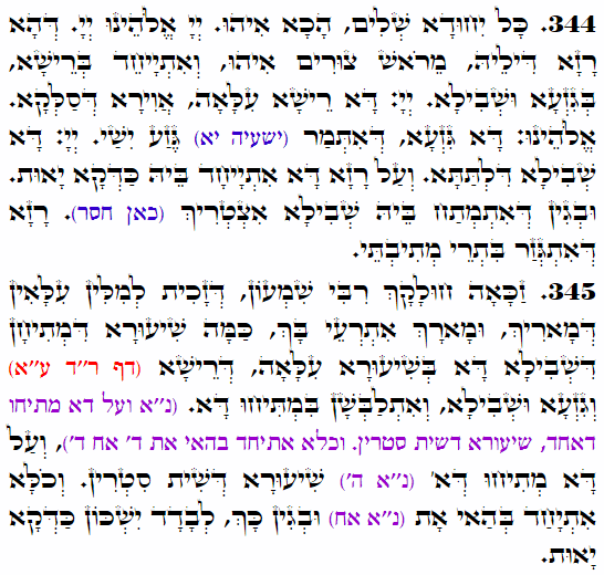Holy Zohar text. Daily Zohar -3719