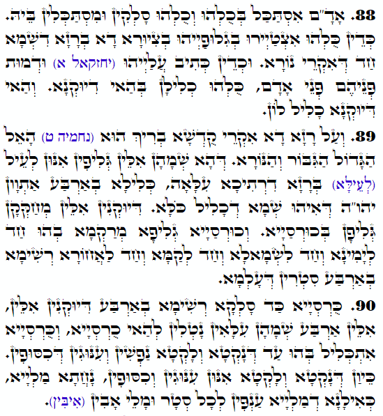 Holy Zohar text. Daily Zohar -3753
