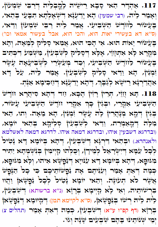Holy Zohar text. Daily Zohar -3870