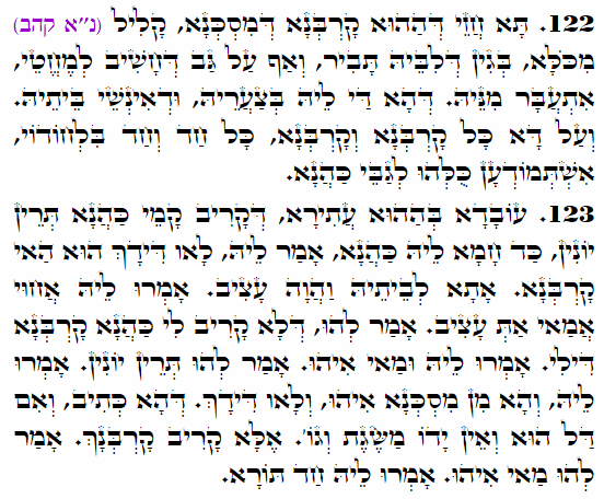 Holy Zohar text. Daily Zohar -3889