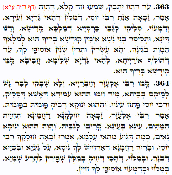 Holy Zohar text. Daily Zohar -4003