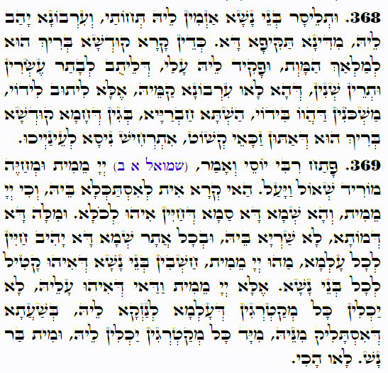 Holy Zohar text. Daily Zohar -4005
