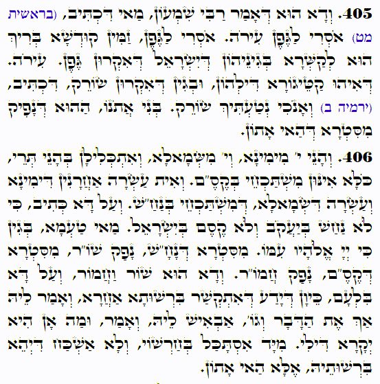 Holy Zohar text. Daily Zohar -4023