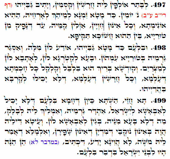 Holy Zohar text. Daily Zohar -4066