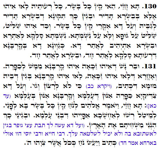 Holy Zohar text. Daily Zohar -4083