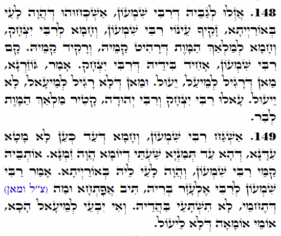  Holy Zohar text. Daily Zohar -4143