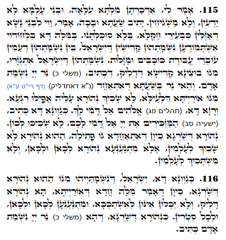 Holy Zohar text. Daily Zohar -1111