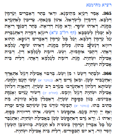 Holy Zohar text. Daily Zohar