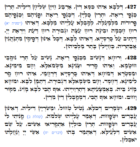 Holy Zohar text. Daily Zohar -1222